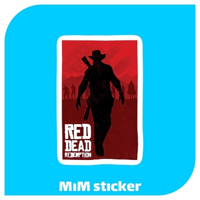 استیکر Red Dead Redemption