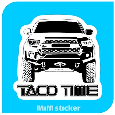 استیکر Taco time