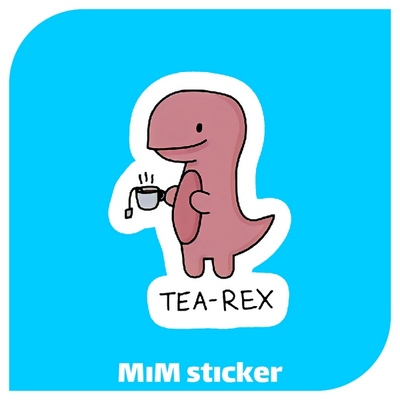 استیکر tea_rex 