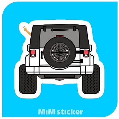 استیکر jeep