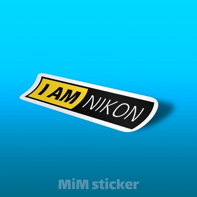 استیکر لوگو i am nikon