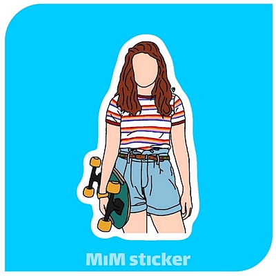 استیکرMaxine