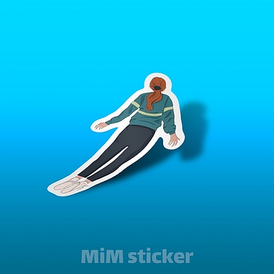 استیکرMaxine