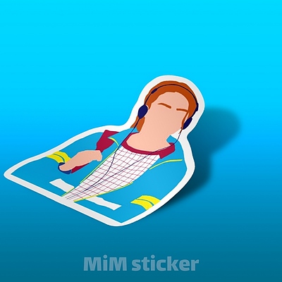 استیکرMaxine