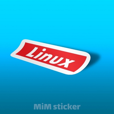 استیکر لوگو Linux