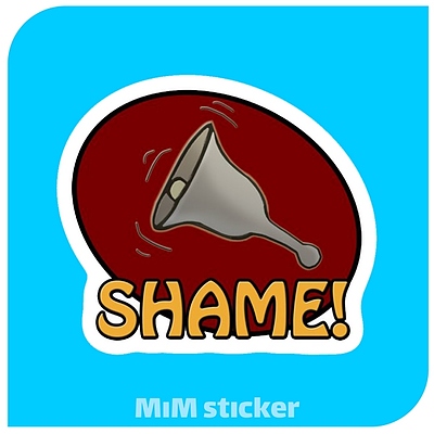 استیکر Shame 