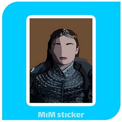 استیکرSansa Stark
