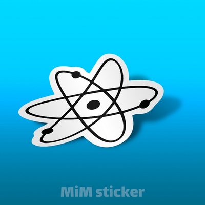 استیکر لوگو انرژی هسته ای
