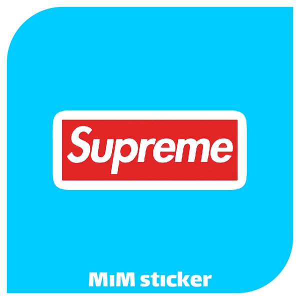 Supreme iphone outlet sticker