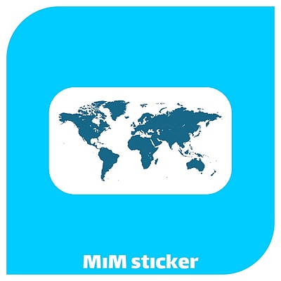 استیکر world