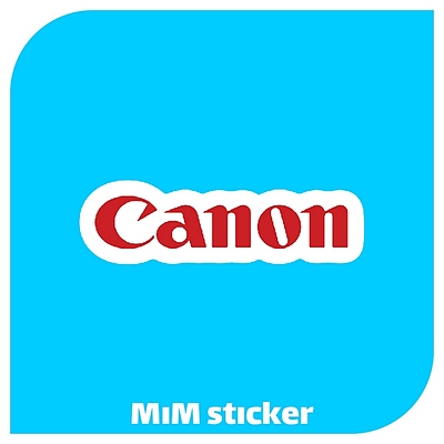 استیکر لوگو canon