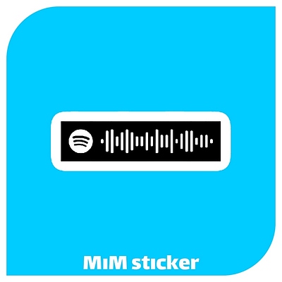 استیکر  spotify 