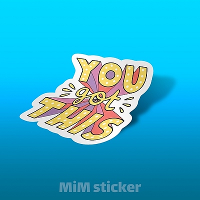 استیکر you got this