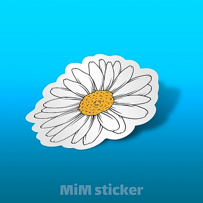 استیکر flower