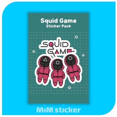 استیکر squid game 