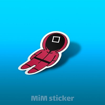 استیکر squid game 