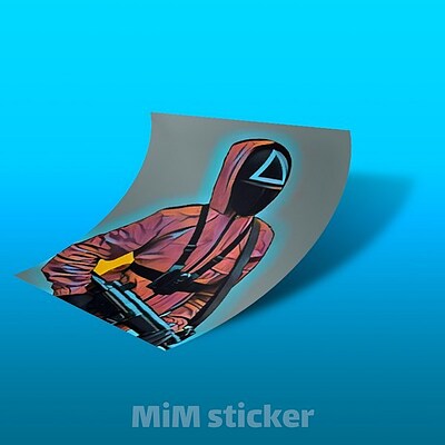 استیکر squid game 