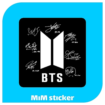استیکر امضا bts