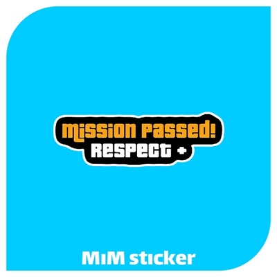 استیکر mission passed