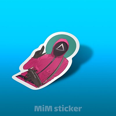 استیکر squid game 