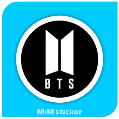 استیکر BTS logo 