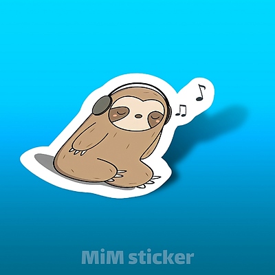 استیکر تنبل 